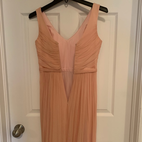 Long formal light pink dress. - Picture 7 of 8